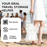 10-Pack Shoe Bags for Travel - 15.7" x 11.8" Large Clear Drawstring Shoe Bags for Packing, Storage - Waterproof，Durable & Reusable Sneaker Shoe Storage Bag - Travel Essentials for Women Men