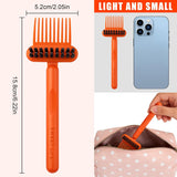 1-Pack 2-in-1 Comb Cleaner with Pick and Bristles - Hair Brush Cleaners - Hairbrush Cleaner Remover Rake for Home Salon Travel Use - Effectively Clear Hair Dust Grease and Dirt on Combs