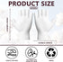 6 Pairs White Cotton Gloves - Fingerless Moisturizing Gloves - Eczema White Gloves for Dry Hands - Soft Sleep Glove for Eczema and Moisturizing Overnight - One Size Fits Most