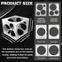 11 Holes Plastic Balloon Sizer Cube Box Collapsible 2-10 Inch Balloon Sizer Cube Boxs Size Measurement Tools for Balloons Decorations, Arches