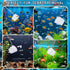 2-Pack Aquarium Fish Net - 3.3In & 2.6in Fishes Tank Shrimp Net Debris Cleaning Tools - Fast-Dry Mesh Scoop with Extendable Handle - Small Fish Net for Fish Tank for Shrimp & Bettas