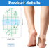 100PCS Self Adhesive Invisible Heel Anti Wear Sticker, Waterproof Transparent Thin Anti-Wear Foot Care Heel Protection Pad Stickers for Feet Heel Shoes Padding - Prevent Heels Rubbed 1.7×2.6in