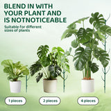 5-Pack Stackable Monstera Plant Support - Plant Stakes with Cage Rings for Indoor and Outdoor Plants Use - Garden Stakes for Climbing