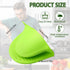 2PCS Silicone Oven Mitts - Heat Resistant Thick Potholders for Kitchen - Non-Slip Rubber Oven Glove Kitchen Mittens - Cute Pot Holders for Grill, Pizza Stone, Air Fryer, Dishwasher Safe Green