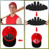 8PCS Baseball Caps Inserts - Flexible Hat Sweat Liner - Washable & Reusable Felt Hat Liners -Sweat Protection Hat Shaper Insert Stiffener - Supports Brim & Crown Black