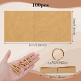 100 Pieces Scroll Paper Mini Message in a Bottles Parchment Paper for Writing Wishes Write Messages Birthdays Anniversaries Celebrations Valentine Wish Bottles