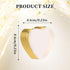 12 Pcs Silicone Flat Earring Backs for Studs, Clear Comfort Design, Earring Backs Replacements for Heavy Earrings Heart Shape