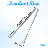 2PCS Egg Chalaza Removal Tool,Stainless Steel Tongs,Toothed Design Eggshell Fragment Membrane Remover Tong,Multipurpose Kitchen Tool for Cooking Food Cake Bakers Pastry Chefs