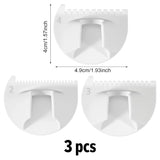 3PCS Finger Sewing Ruler Sewing Needle Gauge Measuring Tool Edge Stitch Lock Sewings Gauge for DIY Edge Even Stitching Lock Kit Quilting for Beginners and Seniors