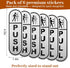 6PCS Push Pull Door Stickers - Shimmeroo Durable Waterproof Strong Adhesive Pull Push Door Sign Stickers for Home Office Business Doors Gloss Wipeable