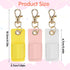 3Pcs Lanyard Pen Holder,Single Lanyard Pen Holder Anti-Lost PU Leather Badge Pens Keychain for Nurses,Courier,Office Supplies