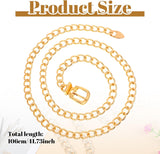 Gold Chain Belts for Women,Adjustable Gold Metal Belts for Women Trendy Waist Chain Belt for Dress & Jeans