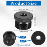 4 Pcs Mic Stand Adapter Microphone Stand Adapter 1/4 Female to 5/8 Male Screw Adapter Thread Tripod Screw Adapter for Microphone Stand Mount to Camera Tripod