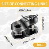 5PCS 420 Chain Roller Chain Offset Link #420, Half Link, Crank Link