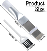 2Pcs Radiator Fin Comb,Coil Cleaning Brush Air Conditioner Fin Comb Kit for Combing Radiator Evaporator Condenser