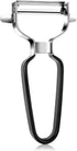 Stainless Steel Y Shaped Vegetable Peelers For Kitchen, Heavy Duty Potato Peeler Hand, Fruit Peeler Veggie Peeler, Kitchen Food Peelers, Comfortable Handle, Dishwasher Safe, Black