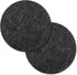 4 PCS Coasters, Eco-Friendly 100% Biodegradable Absorbent Felt Coasters for Drinks Bar Home, 4 Inch (Black Round)