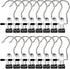 Boot Hangers Clips, 16 Pack Laundry Hooks Hanging Clips Clothes Pins Closet Hanger Organizer Clamps Socks Towel Clips Heavy Duty Clothespins Bulk Hanger Clips for Closet Travel Pants Socks Handbags