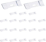 20 PCs Vertical Blind Repair Vane Metal Tabs Replacement Fixer Kit for Slats