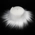 Shaggy Plush Faux Fur Fabric 2x60Inch White Faux Fur Trim by The Yard Precut Strip Fluffy Fuzzy Christmas Craft Furs Ribbon for Christmas Tree Decor Wreath Santa Hair Dwarf Cosplay Costume Sock