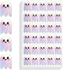 600Pcs Halloween Ghost Stickers - Cute Halloween Stickers Holographic Happy Halloweens Party Favor Sticker Self Adhesive Ghost Face Label Sticker for Envelope Seal Card Halloweens Decor
