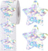 Holographic Silver Star Stickers for Kids Reward - 500Pcs 1.5Inch Shiny Self-Adhesive Metallic Glitter Foil Stickers for DIY Homework School Classroom Teacher