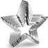 6 Pieces Star Cookie Cutters Set - Stainless Steel Five-Pointed Shaped Cutter, Biscuit Molds, Fondant Cake Cheese Pastry Mold Bakeware Tools Christmas Gifts (Assorted Sizes) 