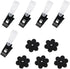 Garden Flag Rubber Stoppers and Tiger 10 Pieces Pack Stand Holder Pole Anti-Wind Clips for Flags Stopper Yard Clip Stops Accessories Poles 
