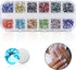 2400 Pieces Flat Back Rhinestones Colorful Round Glass Gems for Nail Art & Face Makeup Flatback Crystal Rhinestone Crafts DIY Clothes Shoes Bags Manicure Diamond (12 Colors) 