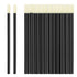 100 Pack Disposable Lip Brushes Lipstick Wands Gloss Applicator Brush Makeup Tool Make Up Applicators Perfect Beauty Cosmetic Kits Mascara Wand Set Lash Spoolies for Eyelash Extensions (Black) 