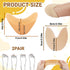 2 Pairs Toe Pads for Pointe Shoes - Cotton Pointe Shoe Ballet Dance Toe Pads & Silicone Gel Pads Pointe Shoes Protectors for Foot Metatarsal Protection, Breathable & Washable