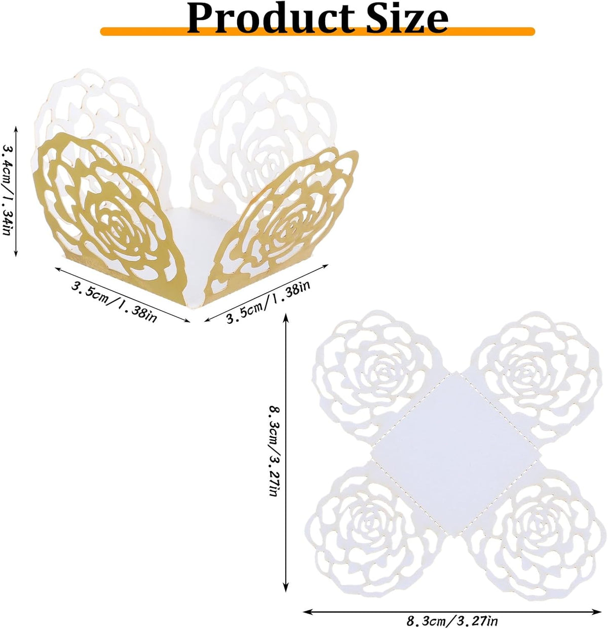 50PCS Gold Truffle Wrapper Cupcake Liners,Truffles Chocolate Candy Cups Cupcake Wrappers For Chocolate Muffin Birthday Decoration