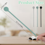 3Pcs Silicone Long Spoons for Stirring,Drink Stirrer Coffee Stir Spoons Long Stirring Silicone Spoon Reusable Cocktail Coffee Stirrers for Home Bar 9.9"