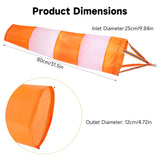 Wind Socks for Outside, 30 Inch Heavy Duty Windsock Waterproof Rip-Stop Hanging Windsocks Wind Sock Direction Indicators with Reflective Belt for Flags Outdoors Airport Farm Park Yard