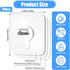 20 PCS Quick Stick Studs for Hanging Adhesive Wall Hooks Wall Hangers Self Adhesive Hooks Without Nails Screw Free Sticker, Seamless Screws for Mount, Reusable for Kitchen, Bathroom, Home, Office