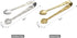 Gold Mini Serving Tongs, Vintage Rose Relief Handle Ice Cube Clips Sugar Tongs, Stainless Steel Sugar Cube Tongs, for Tea Coffee Appetizers Desserts Sugar Tongs