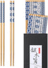 10 Pairs Reusable Bamboo Chopsticks, Japanese Style Natural Bamboo Wooden Chopstick Classic Style Chop Stick 8.8 Inch