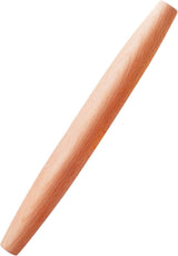 Classic French Rolling Pin for Baking - Beech Wood Tapered Rolling Pin Dough Roller for Pizza Dough, Pie Crust Cookie Fondant Dumpling 11.81-Inch