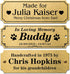 Personalized Magnetic Bookmark, Custom Leather Birth Flower Bookmark with Name, Unique Gift for Book Lovers, Birthday & Christmas Accessory 