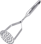 Potato Masher Stainless Steel,Mashed Potatoes Masher Kitchen Tool, Handle Potato Smasher for Potatoes,Avocado, Vegetables, Meat,12Inch Heavy Duty Metal Mashing Utensil, Dishwasher Safe