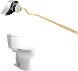 Metal Toilet Handle Replacement, Compatible with TOTO THU068#CP Trip Lvr for St743S, Brass Handle Trip Lever, Side Mount Toilet Flush Tank Lever, Chrome