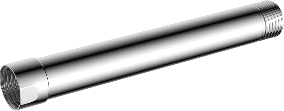 All Metal 6 Inch Shower head Extension, Solid Brass Shower Arm Extension shower Head Extender, Water Outlet Lowers Existing Shower Head Shower Pipe Extension, Chrome Finish