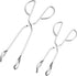 Stainless Steel Kitchen Scissor Tongs Set, 2-Piece (10/13 Inch) for Cooking, Grilling, Serving, and Barbecue