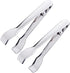 Ice Tongs for Ice Bucket 6-3/4 Inch - Set of 2 - Premium 18/8 Stainless Steel Ice Tongs with Teeth for Ice Sugar Cubes Tea Party Coffee Bar Food Serving