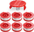 CMZST0653 Weed Eater String Compatible with Craftsman Weed Wacker, 7Pack 0.065" 30Ft String Trimmer Replacement Line, Auto Feed Weed Eater String Line for Craftsman String Trimmer Edger(6Spool, 1Cap)