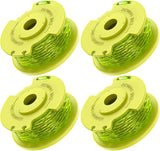 4 Pack Weed Wacker String Replacement Compatible with Ryobi One Plus+, 0.080‘’ String Trimmer Refill AC80RL3, Twisted Weed Eater String Compatible with Ryobi 18V, 24V, 40V Cordless Trimmers