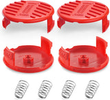 CMZST120SC String Trimmer Spool Cap for Craftsman Weed Eater CMCST900, CMEST913, CMESTE920, CMZST98020, CMESTA900, CMCST915, (4 Cap, 4 Spring)