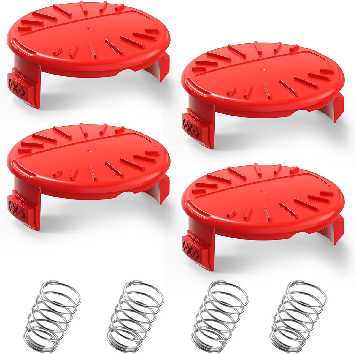 4 Pcak CMZST120SC String Trimmer Spool Cap Compatible with Craftsman Weed Wacker, Weed Eater Covers Parts Fit for Craftsman CMCST910 Series, CMCST910, CMCST910M, CMCST910M1