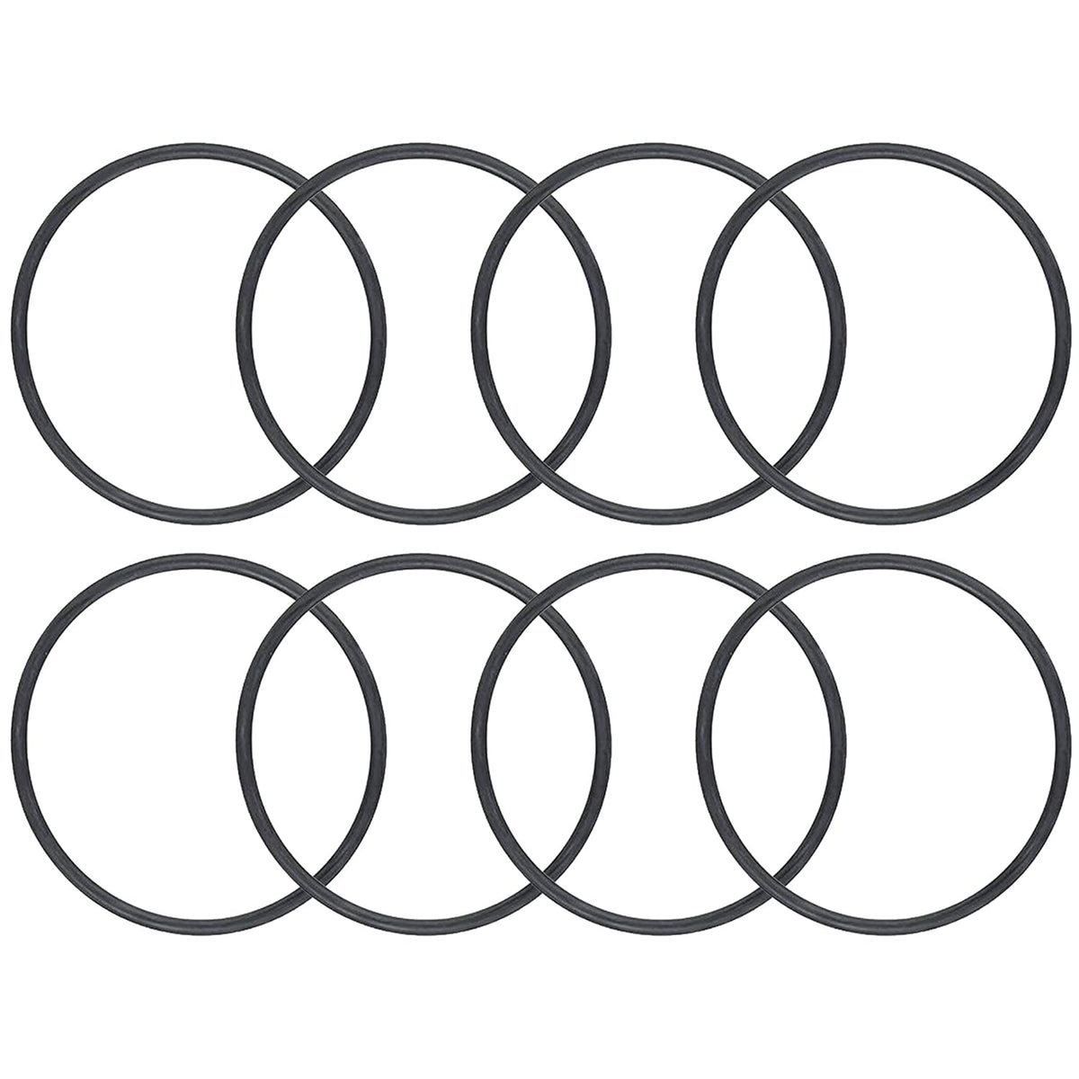 Eight black Buna-N O-rings for salt cell unions.