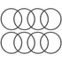 (8-Pack) Salt Cell O-Ring Compatible with Hayward GLX-Cell-Union Buna-N for Turbo Cell Salt Chlorination Cell Union - Aftermarket T-Cell Union O-Rings